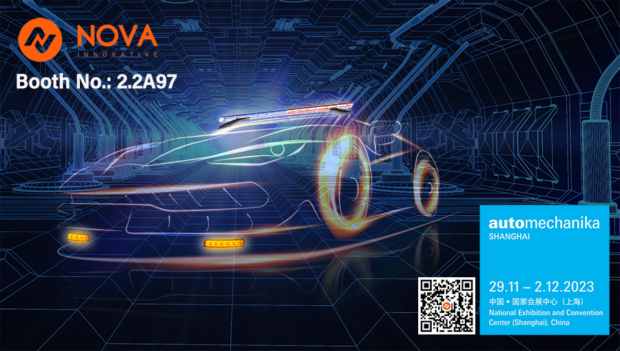 Ningbo NOVA Technology Co;Ltd vil deltage i Automechanika Shanghai 2023